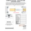 SAPELI ELEGANT KOMFORT M33 - CPL LAMINÁT - POSUVNÉ DVEŘE VČ. ZÁRUBNĚ - Černá grafit