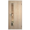 SAPELI ELEGANT PRAKTIK M60 - START - OTOČNÉ DVEŘE VČ. ZÁRUBNĚ - Buk (Průchozí výška (cm) 197, Průchozí šířka (cm) 60, typ skla Satináto bílé)