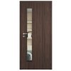 SAPELI ELEGANT PRAKTIK M60 - START - OTOČNÉ DVEŘE VČ. ZÁRUBNĚ - Ořech (Průchozí výška (cm) 197, Průchozí šířka (cm) 60, typ skla Satináto bílé)