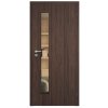 SAPELI ELEGANT PRAKTIK M60 - START - OTOČNÉ DVEŘE VČ. ZÁRUBNĚ - Ořech (Průchozí výška (cm) 197, Průchozí šířka (cm) 60, typ skla Satináto bílé)