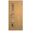 SAPELI ELEGANT KOMFORT M33 - DÝHA - OTOČNÉ DVEŘE VČ. ZÁRUBNĚ - Dub natur