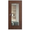 SAPELI ELEGANT KOMFORT M40 - DÝHA - OTOČNÉ DVEŘE VČ. ZÁRUBNĚ - Ořech americký