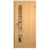 SAPELI ELEGANT KOMFORT M60 - DÝHA - OTOČNÉ DVEŘE VČ. ZÁRUBNĚ - Buk (Průchozí výška (cm) 210, Průchozí šířka (cm) 120, typ skla Satináto bílé)