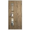 SAPELI ELEGANT KOMFORT M33 - CPL LAMINÁT - OTOČNÉ DVEŘE VČ. ZÁRUBNĚ - Dub sherwood (Průchozí výška (cm) 210, Průchozí šířka (cm) 120, typ skla Satináto bílé)