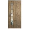 SAPELI ELEGANT KOMFORT M60 - CPL LAMINÁT - OTOČNÉ DVEŘE VČ. ZÁRUBNĚ - Dub sherwood (Průchozí výška (cm) 210, Průchozí šířka (cm) 120, typ skla Satináto bílé)