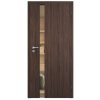 SAPELI HARMONIE KOMFORT M83 - CPL LAMINÁT - OTOČNÉ DVEŘE VČ. ZÁRUBNĚ -  ořech (Průchozí výška (cm) 210, Průchozí šířka (cm) 90, typ skla Satináto bílé)