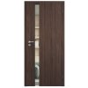 SAPELI HARMONIE KOMFORT M83 - CPL LAMINÁT - OTOČNÉ DVEŘE VČ. ZÁRUBNĚ -  ořech (Průchozí výška (cm) 210, Průchozí šířka (cm) 90, typ skla Satináto bílé)