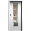 SAPELI ELEGANT KOMFORT M55 - CPL LAMINÁT - POSUVNÉ DVEŘE VČ. ZÁRUBNĚ - Bílá perla