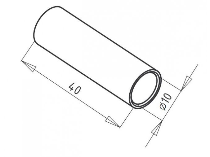 Propojka nerez prutů ø10 (12) mm