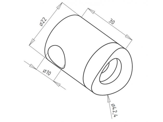 Kotva nerez prutu ø10 (12) mm