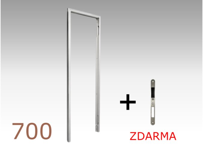 700 mm - Skrytá zárubeň reverzní AKTIVE 25/15