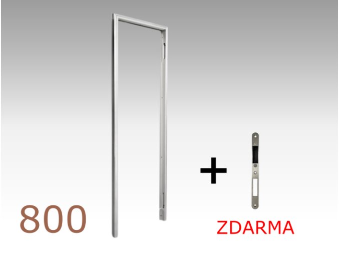 800 mm - Skrytá zárubeň reverzní AKTIVE 25/15