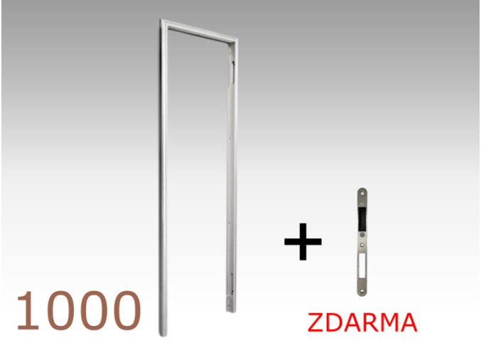 1000 mm - Skrytá zárubeň AKTIVE 40/00