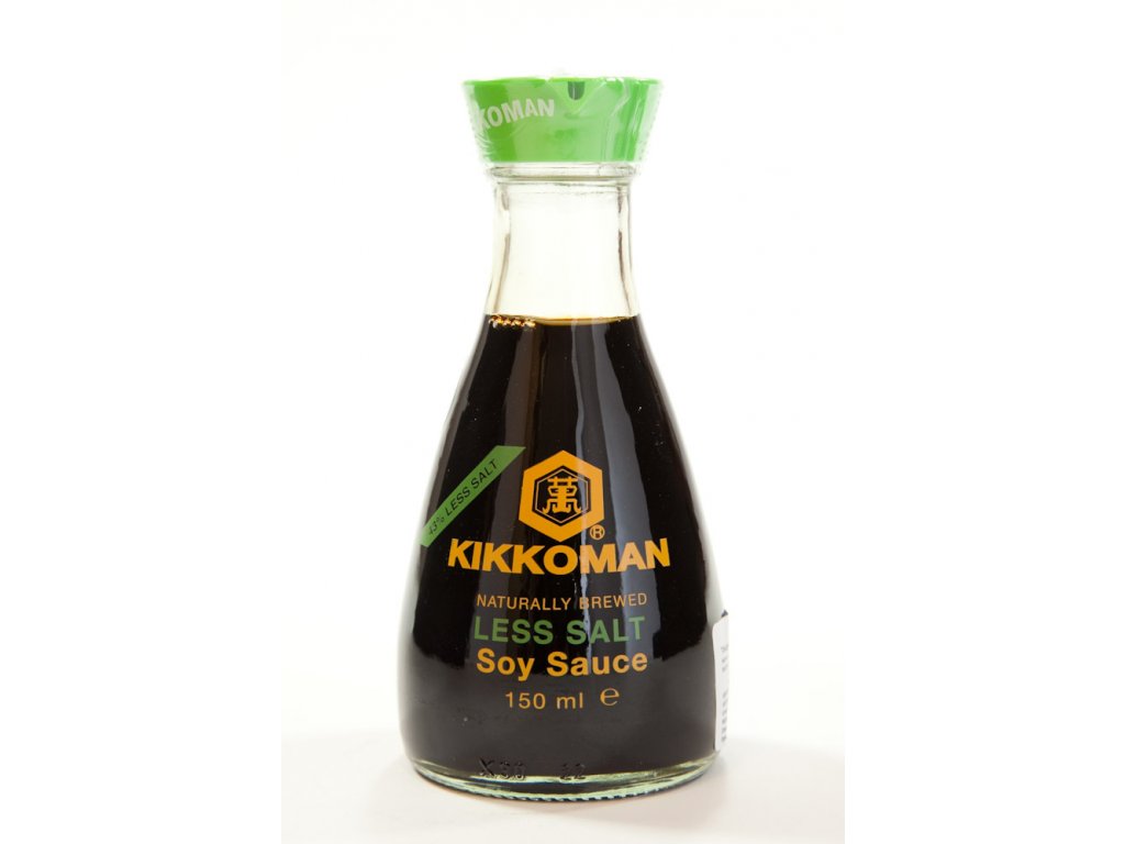 Kikkoman Sójová omáčka s nižším obsahem soli 150 ml