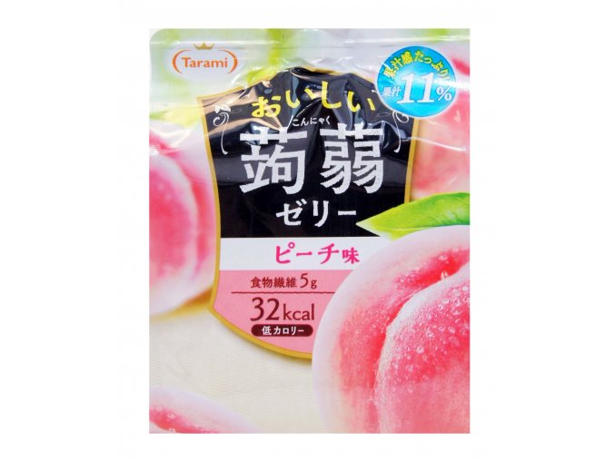 Tarami Oishii Konnyaku Jelly Peach Aji 150g