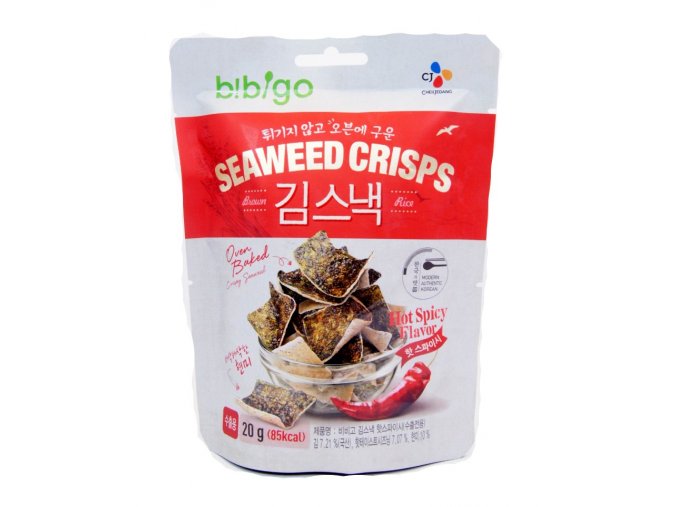 Bibigo Seaweed Crisps Spicy Flavor 20g