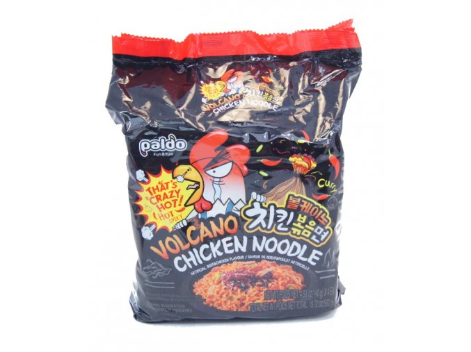 Paldo Volcano Chicken Noodle crazy hot 4p