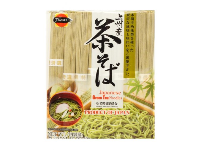 J-Basket Chasoba Japanese Green Tea Noodles 640g