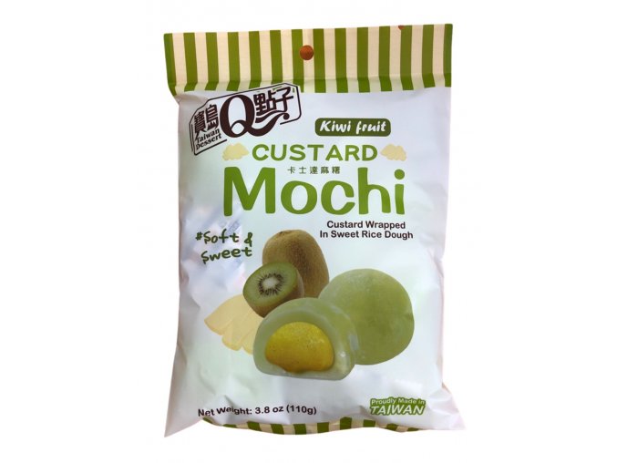 Q Brand Custard Mochi Kiwi 110 g