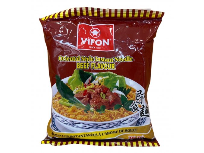 Vifon Oriental  Instant Noodles Beef 70g - 2+1 zdarma