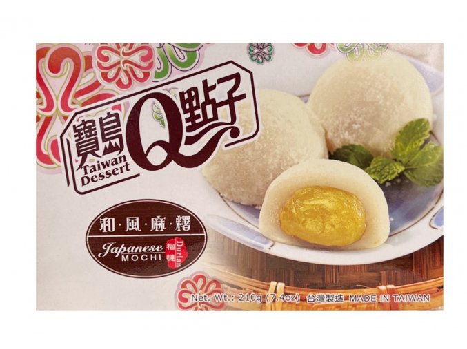 Q Brand Royal Durian Mochi  210g