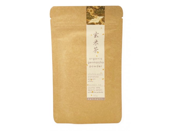 PatiPatti Organic Genmaicha Powder 40g