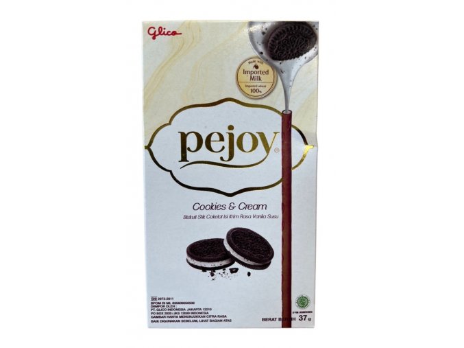 Glico Pejoy Cookie & Cream 37g  ( po expiraci )