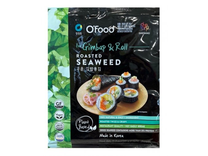 O Food Roasted Seaweed 20g
