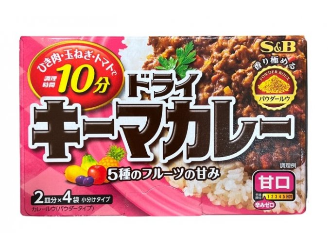 S&B Dry Keema Curry Amakuchi 89,2g