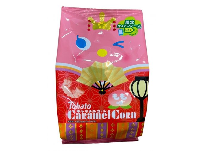 Tohato Caramel Corn Peach 68g