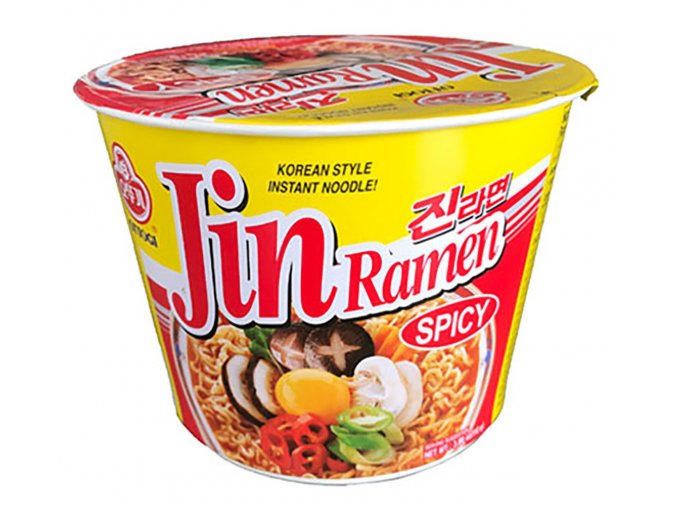 Ottogi Jin Ramen Big Cup Spicy 110g