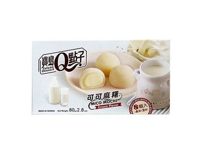 taiwan dessert mochi cream flavor 80g