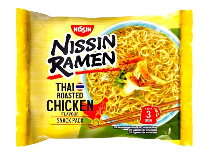 Skip to the beginning of the images gallery Nissin Ramen Thai Roasted Chicken Flavour 65g