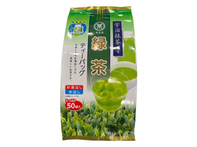 Hishiwaen Uji Matcha Iri Ryokucha Tea bag 50p