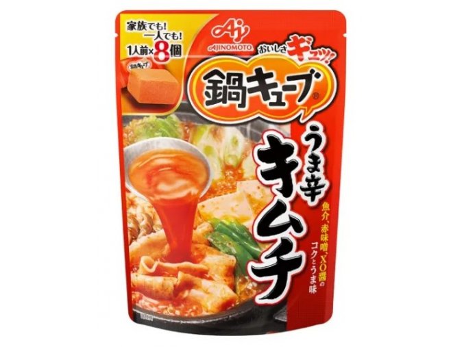 ajinomoto nabe cube uma spicy kimchi