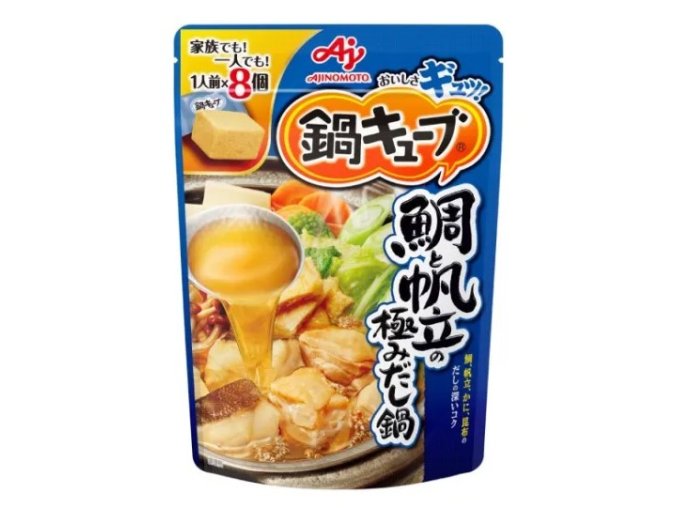 ajinomoto nabe cube sea bream and scallop soup stock