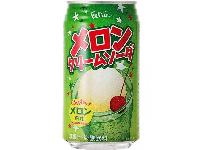 tominaga felice melon cream soda can 350ml