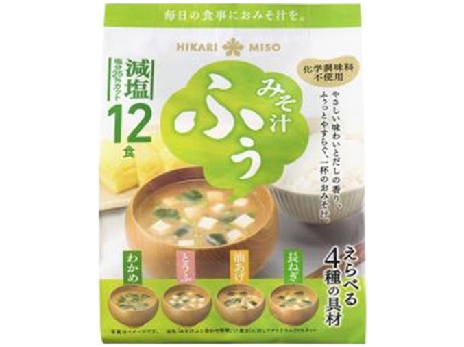 Hikari Miso Miso Soup Fuu Low Salt 12p