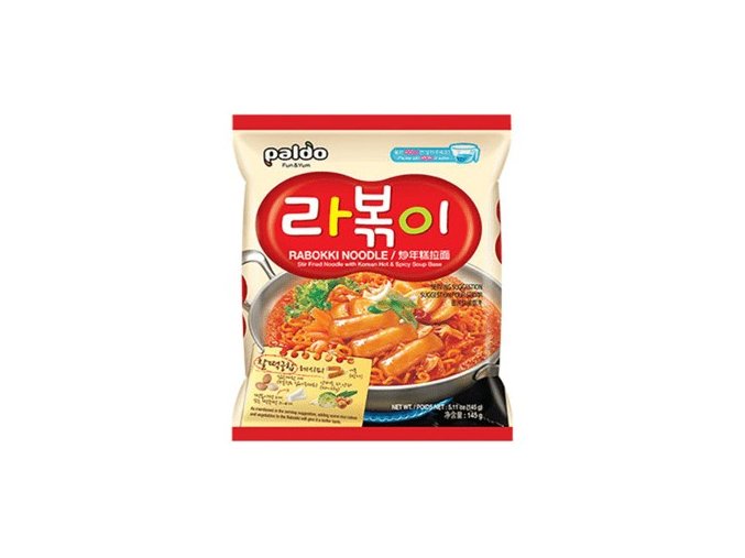 Paldo Rabokki Noodle Hot&Spicy Soup 145G