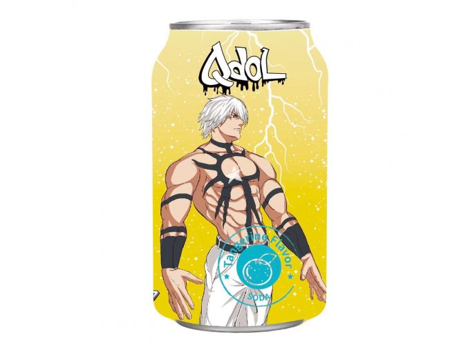 QDOL X The King Of Fighters '97 (Orochi) - Tangerine Flavour Soda 330ml - prošlé datum minimální trvanlivosti