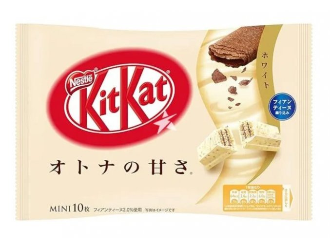 Nestle Kit Kat Chocolate Mini's - White Chocolate Feuilletine 118g