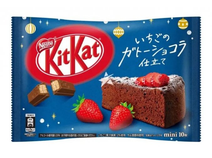 Nestle KitKat Strawberry Chocolate Gateau Mini (11.6g*10 Pieces) 116g