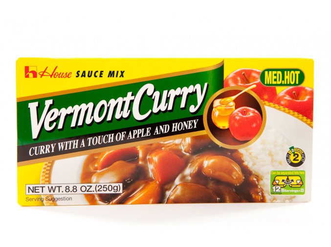 House Foods Vermont Curry Medium Hot Japonské kari středně pálivé 230g