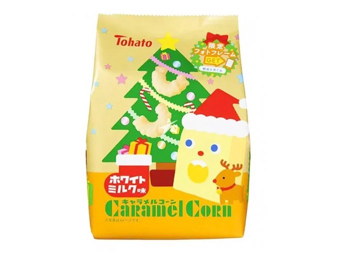 Tohato Caramel Corn Chrsitmas Limited White Milk Flavour 65g