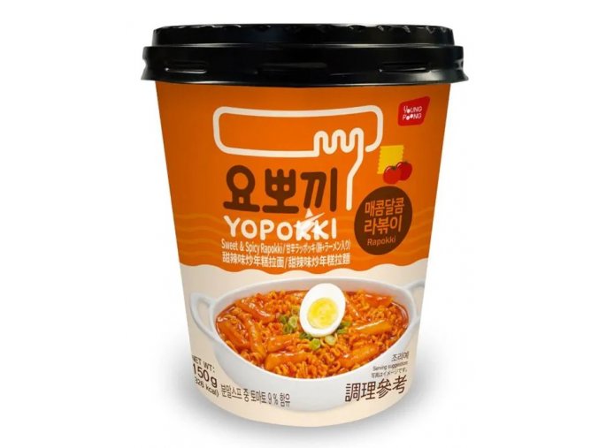 Young Poong Yopokki Cup - Sweet & Spicy Rapokki 145g
