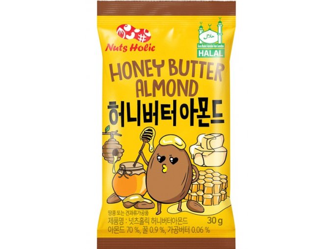 nuts holic roasted almond honey butter 30g