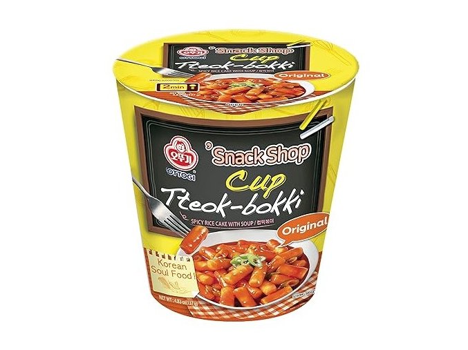 ottogi cup tteok bokki rice cake korean soul food instant tteobokki 483 oz137 g 850033465051 Mustakshif