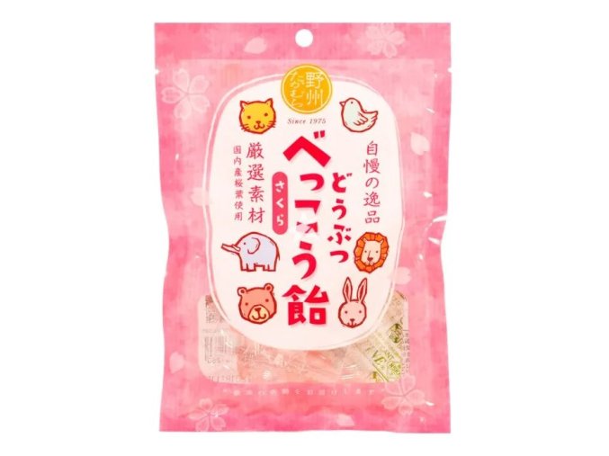 Yashu Takamura Animal Shaped Candy Sakura Flavour 65g