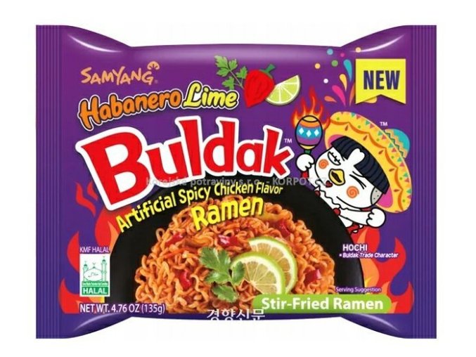 Samyang Hot Chicken Ramen Habanero&Lime 1p