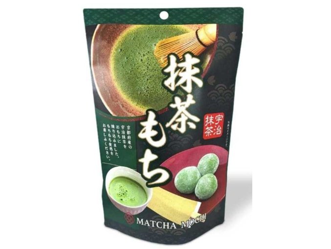 Matcha Mochi Japanese rice cake filled with green tea